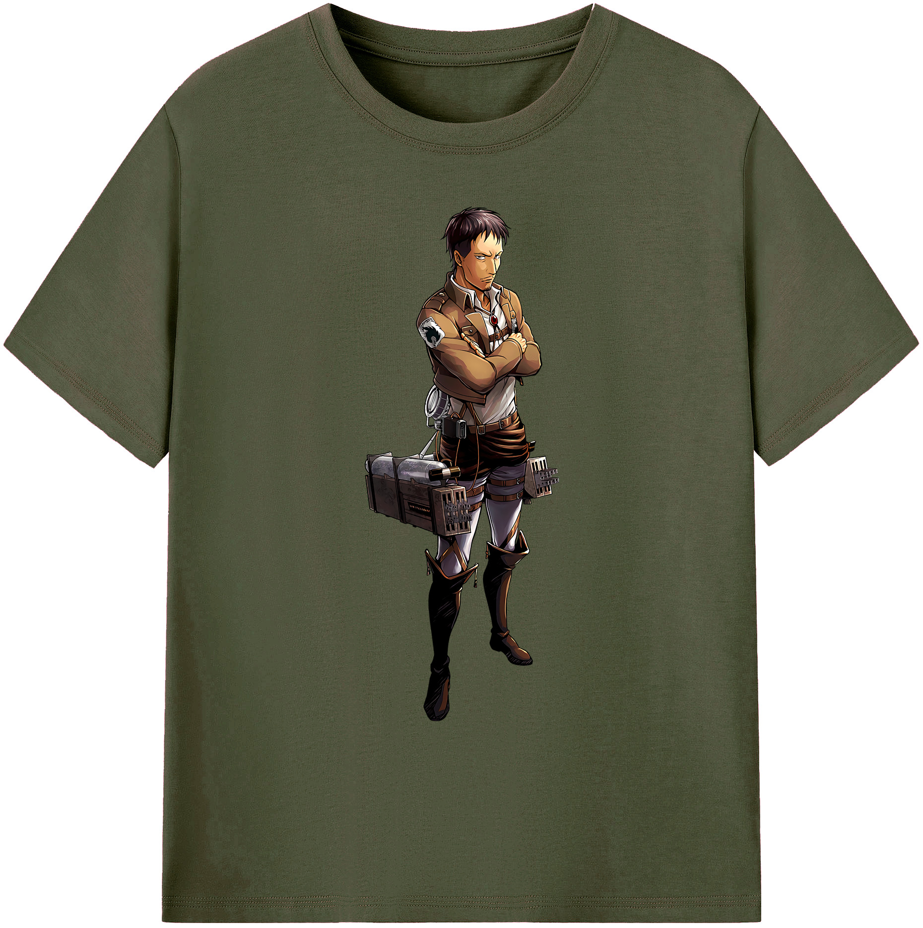 （画像用） 進撃の巨人 Attack on Titan 綿100％ メンズ半袖Tシャツ｜肌触りやわらか＆通気性